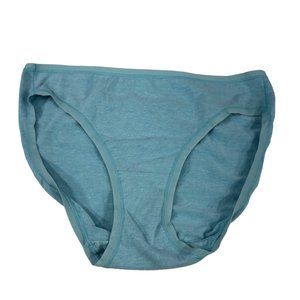 Fruit Of The Loom Women's Size 6 Medium Panty Hi Cut Green New Without Tags